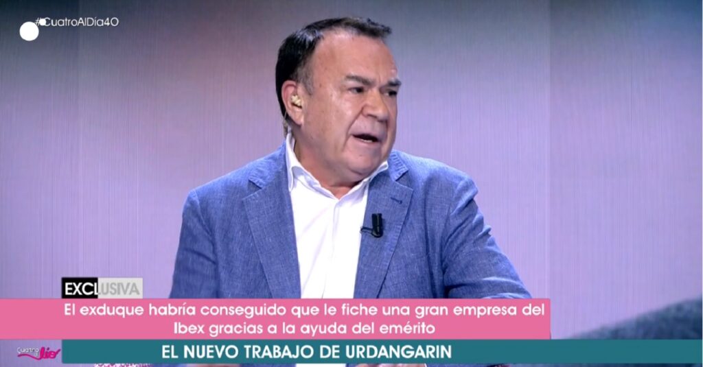 Juan Luis Galiacho asegura que Iñaki Urdangarin trabaja como asesor de una empresa del Ibex 35