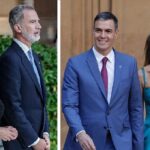 Los reyes Felipe y Letizia y Pedro Sánchez y Begoña Gómez en la Cumbre de Granada