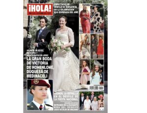 Portada de la revista ¡Hola! de hoy 18 de octubre de 2023