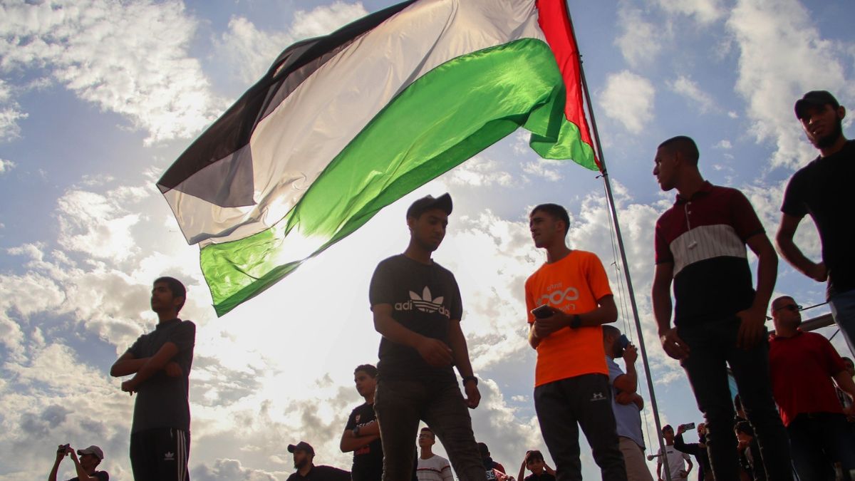 Manifestación en Cisjordania en recuerdo de la salida de Israel de Gaza