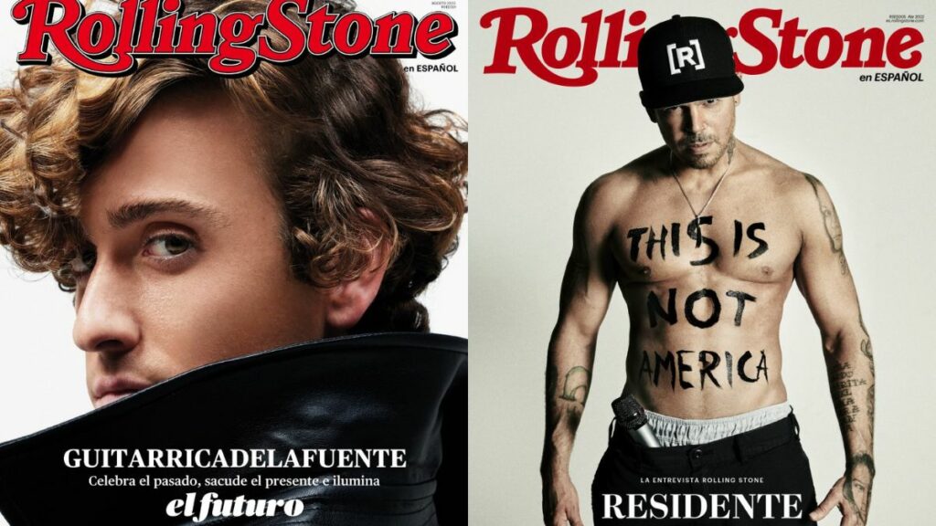 Portadas de Guitarricalafuente y Residente en 'Rolling Stone en español'