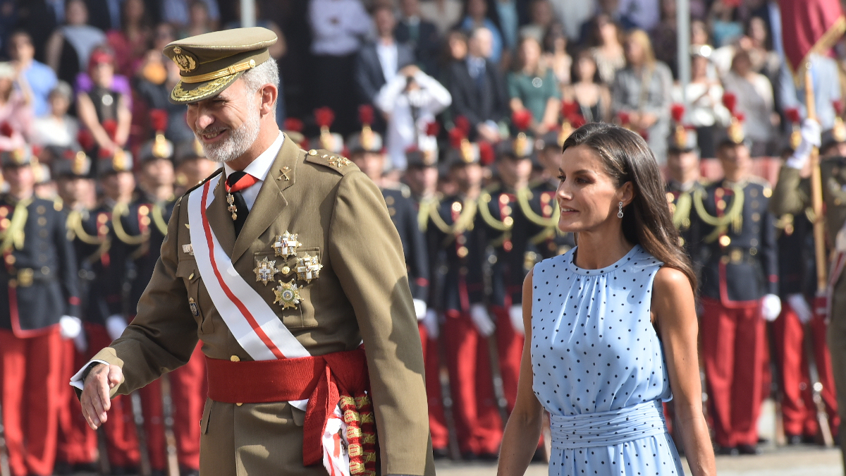 El rey Felipe y la reina Letizia