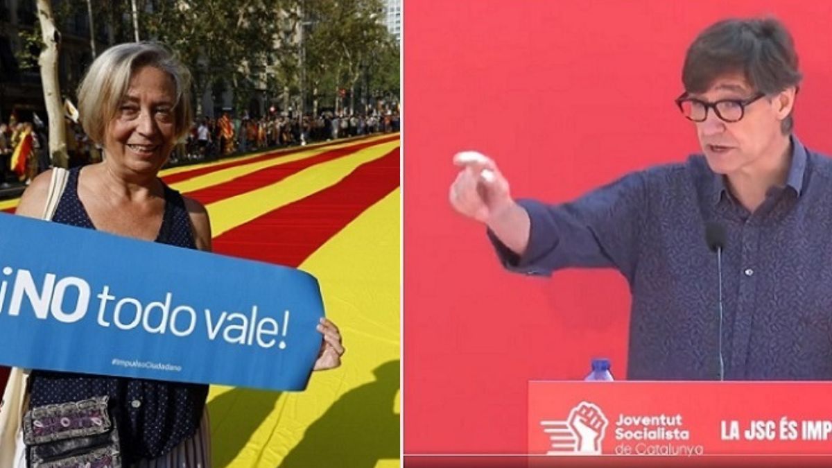 Salvador Illa, líder del PSC/PSOE, arremetió contra la movilización popular antiamnistía