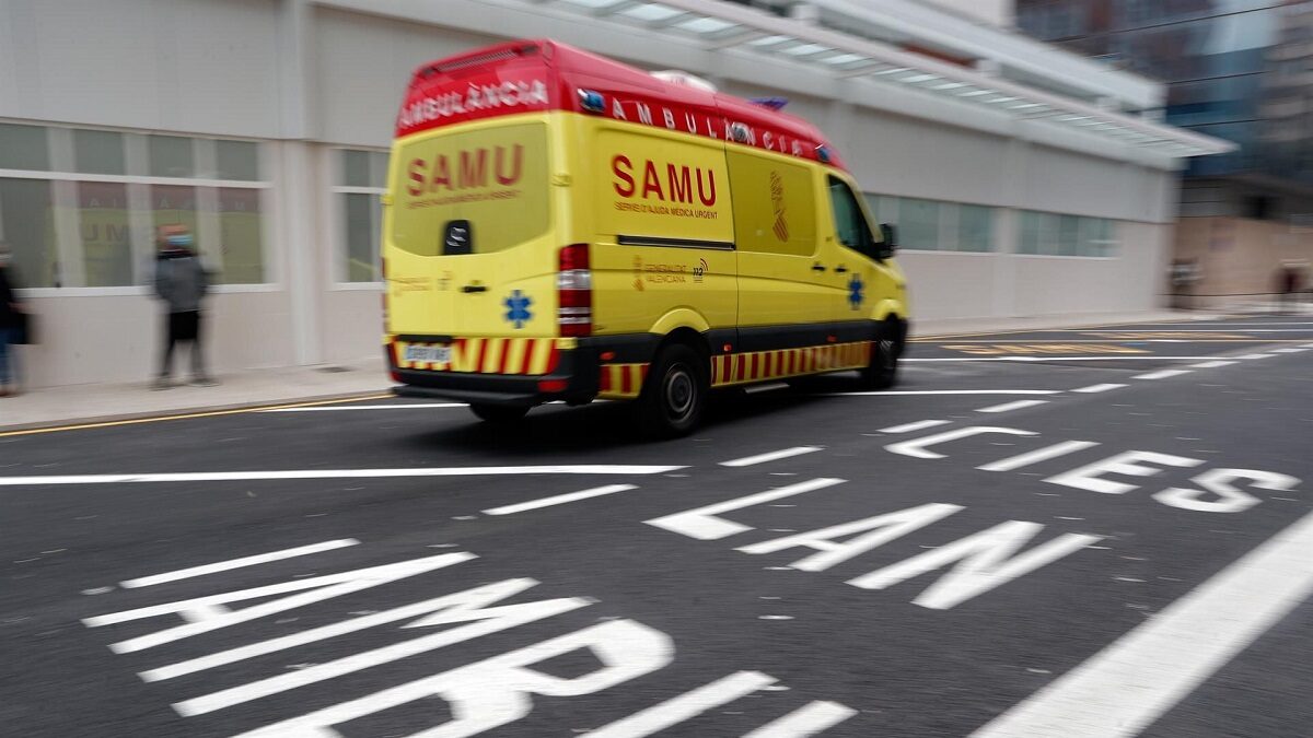 Ambulancia del SAMU en Alicante