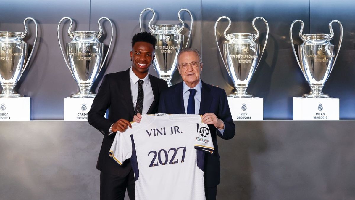 El Real Madrid renueva a Vinicius JR hasta 2027