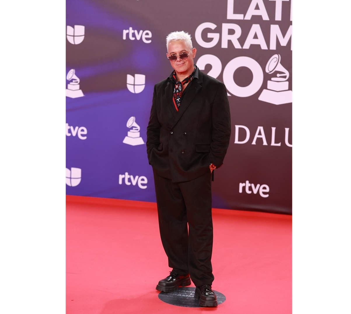 Alejandro Sanz en la gala de los Latin Grammy 2023 en Sevilla