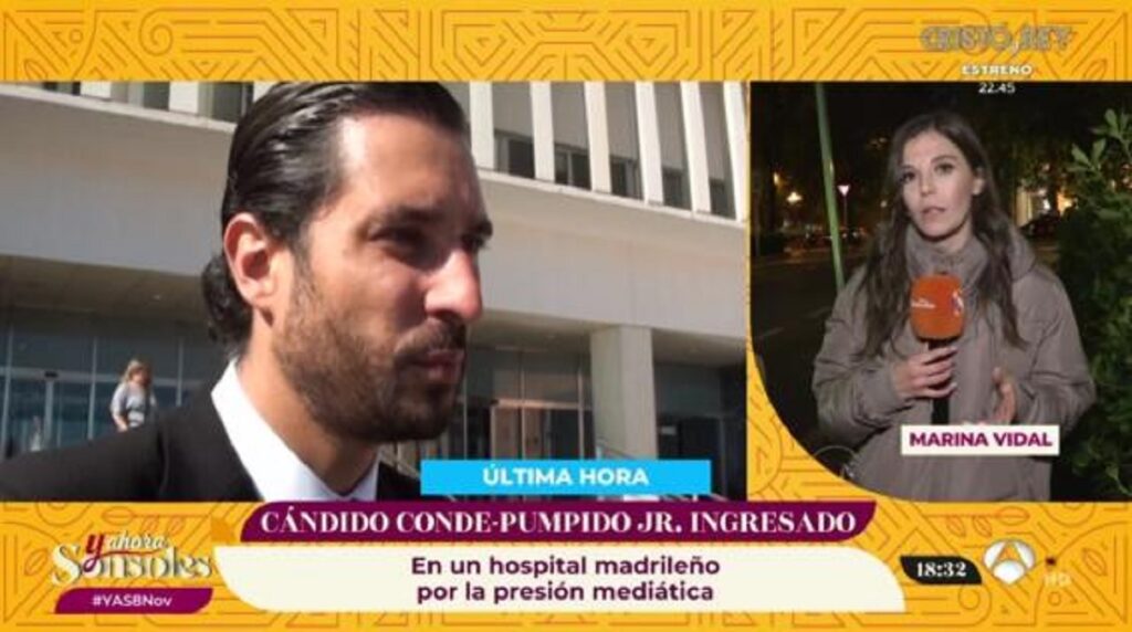 Cándido Conde-Pumpido ingresado de urgencia en un hospital de Madrid