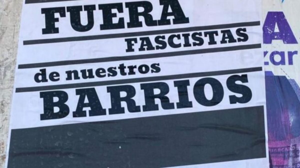 pancarta fascismo