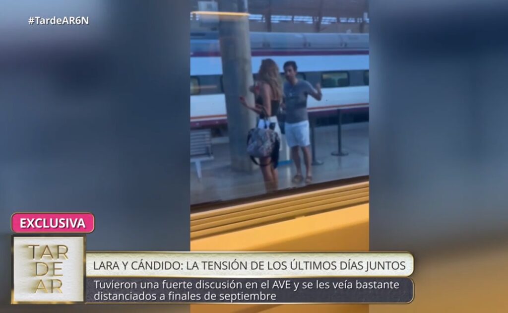 Lara Dibildos y Cándido Conde Pumpido tuvieron una fuerte discusión en el tren