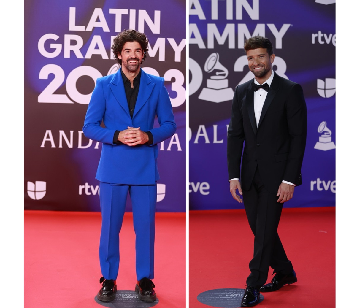 Miguel Ángel Muñoz y Pablo Alborán en los Latin Grammy 2023 en Sevilla