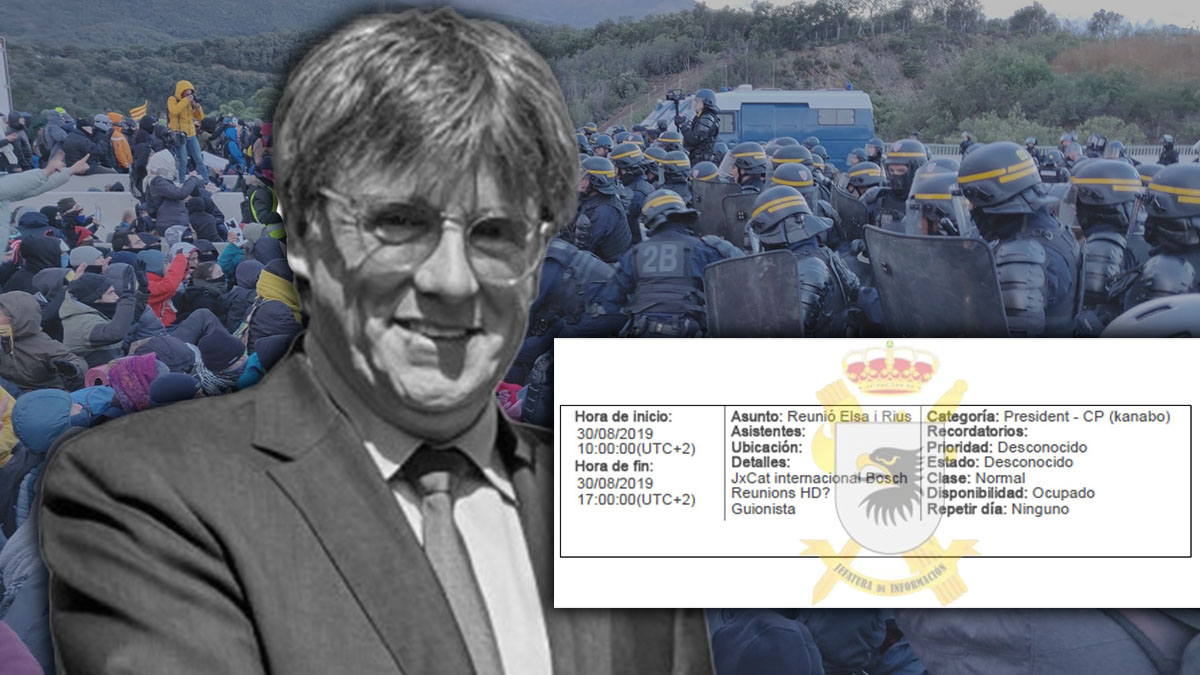 Una reunión en Ginebra descubierta por la Guardia Civil sitúa a Puigdemont en el origen de Tsunami Democràtic
