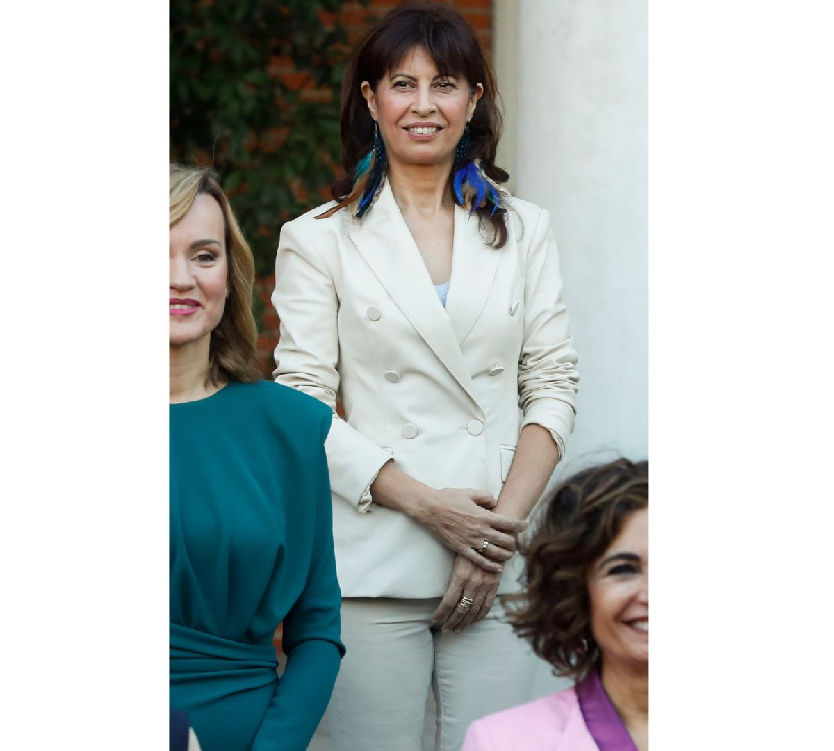 Los looks de las ministras en la tradicional foto familiar: Ana Redondo