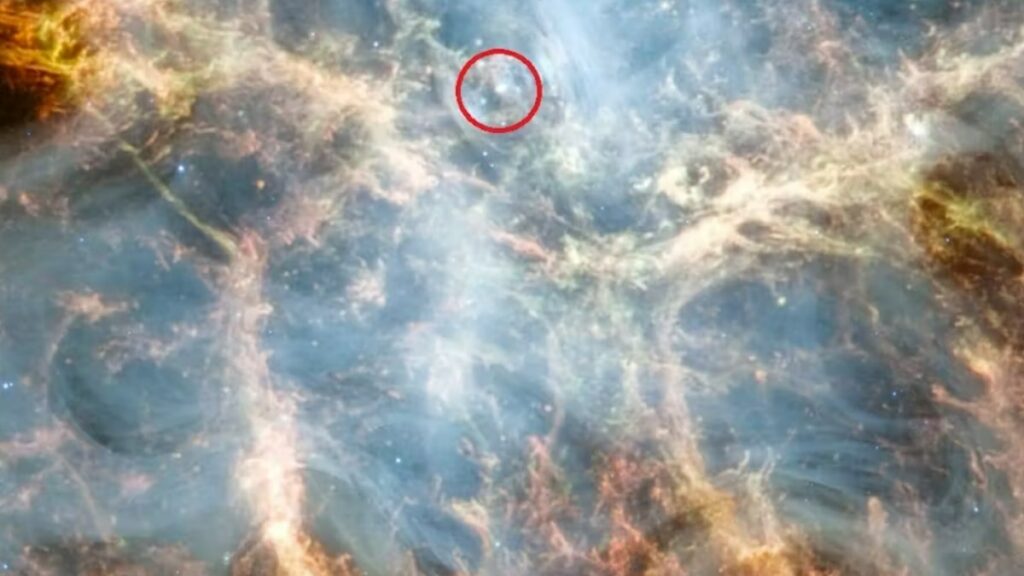 Imagen de la Nebulosa del Cangrejo registrada por el James Webb
