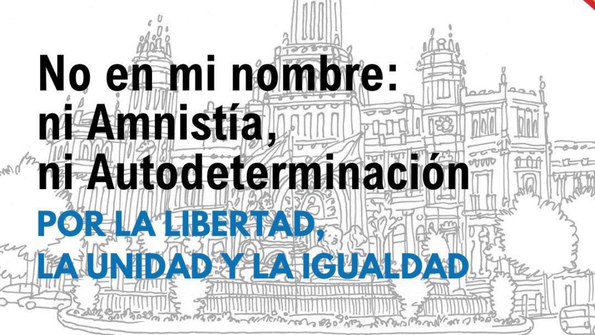 Manifestación del 18 de noviembre de 2023 en la madrileña Plaza de Cibeles