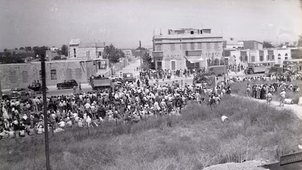 Imagen de la ocupación de Ramla en 1948. Originalmente, Ramla era una ciudad que iba a pertenecer al Estado árabe, pero fue conquistada por Israel y la mayor parte de sus habitantes fueron expulsados