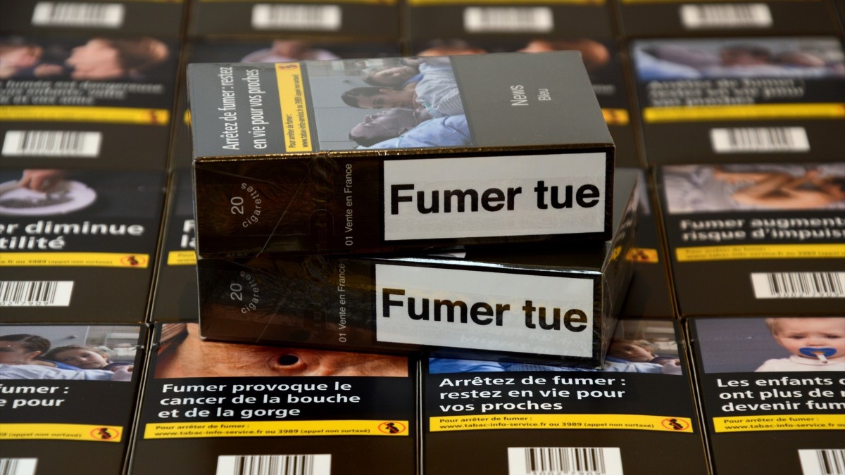 Paquetes de tabaco franceses