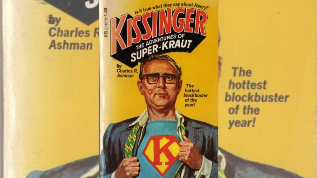 Henry Kissinger caracterizado como 'Superman' en una portada