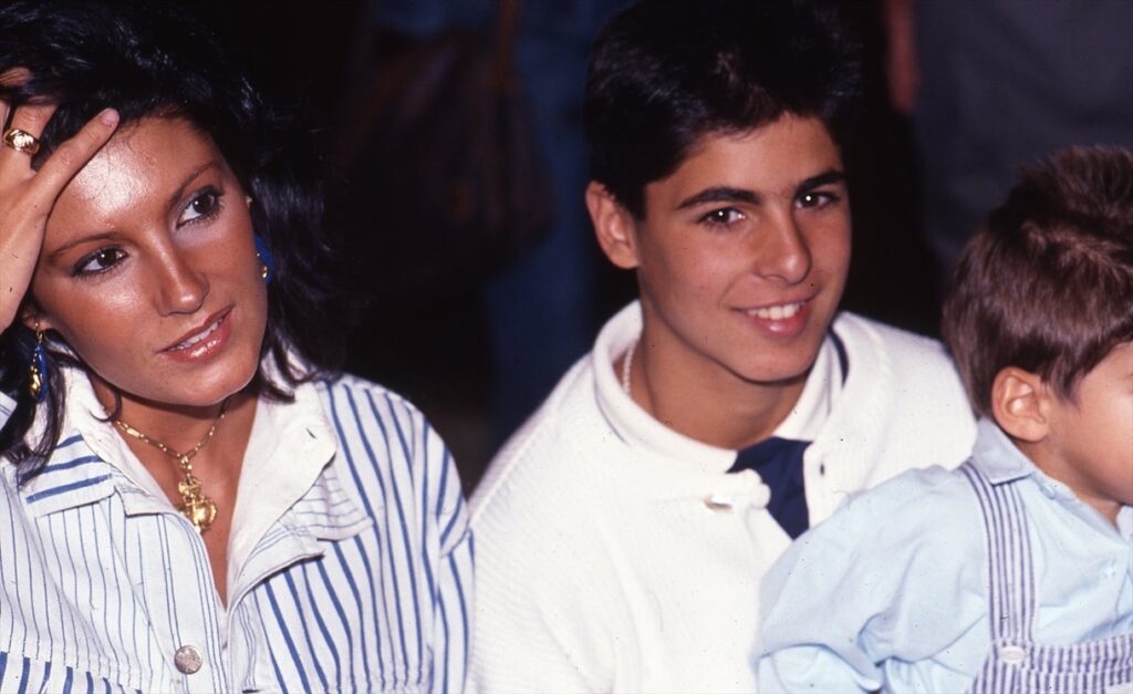 Carmina Ordóñez y su hijo Fran Rivera de joven
