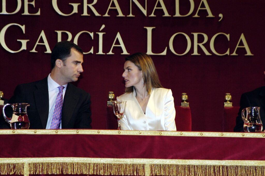 El rey Felipe VI y la reina Letizia en 2004