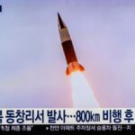 Imagen de archivo del lanzamiento de un misil por parte de Corea del Norte.