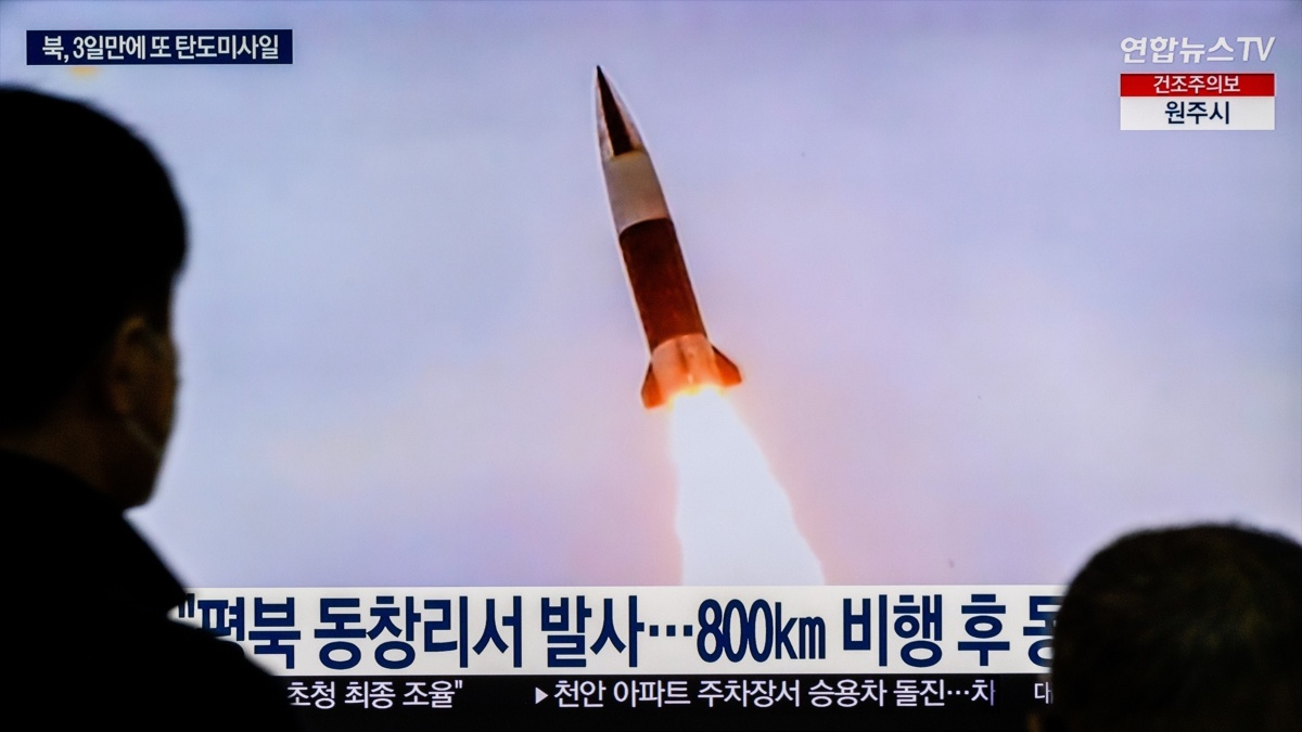 Imagen de archivo del lanzamiento de un misil por parte de Corea del Norte.