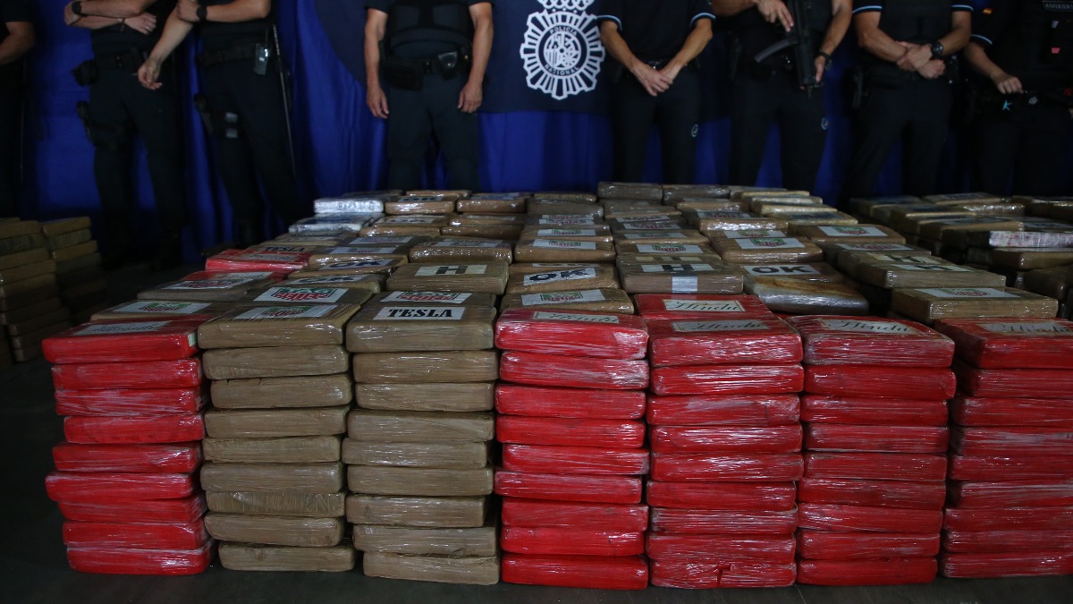 Una operación policial contra el tráfico de cocaína