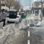 Rescate angustioso en Rivas de dos policías fuera de servicio a un hombre que inhalaba humo en su vehículo