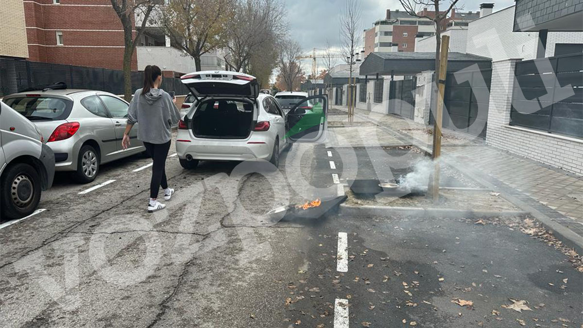 Rescate angustioso en Rivas de dos policías fuera de servicio a un hombre que inhalaba humo en su vehículo