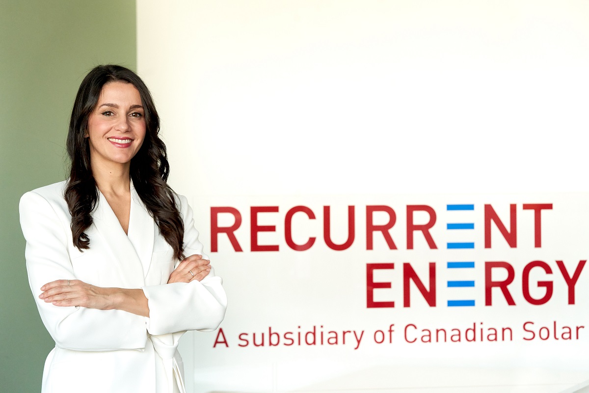 Inés Arrimadas ficha por una filial del gigante de las renovables Canadian Solar