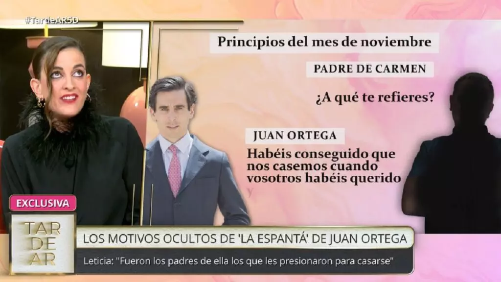 Juan Ortega sentía presión por la boda y por su suegro