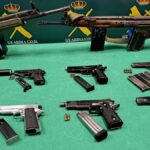 Las armas fabricadas por impresoras 3D incautadas por la Guardia Civil