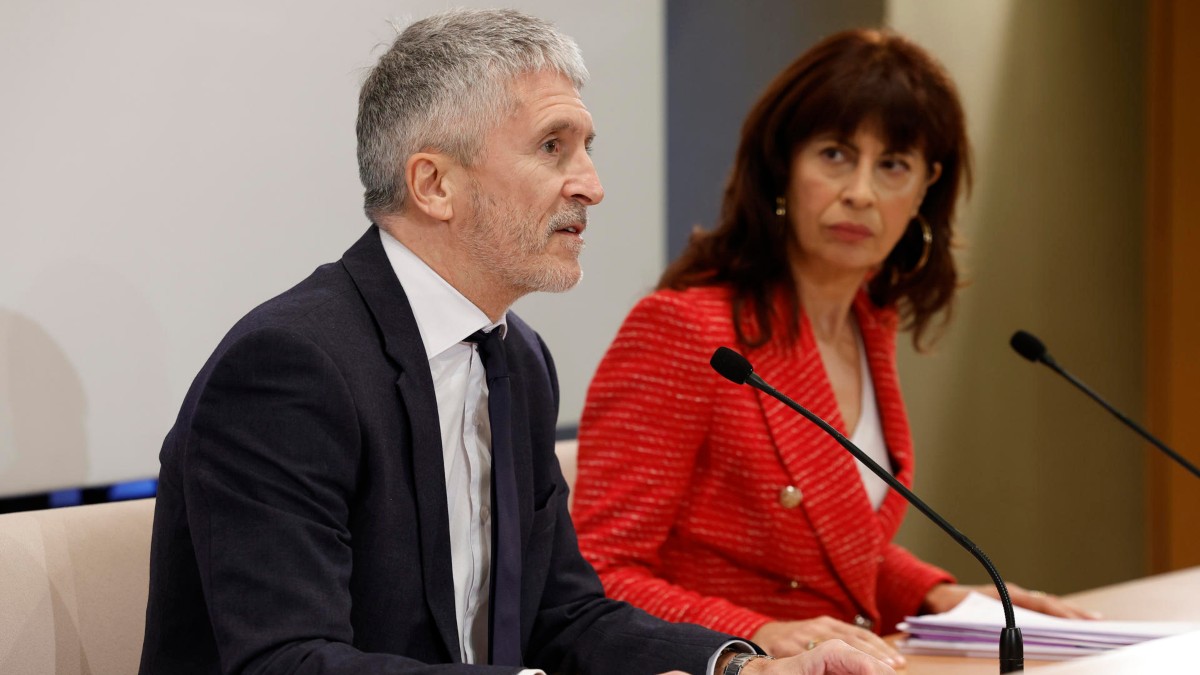 El ministro de Interior, Fernando Grande-Marlaska, y la de Igualdad, Ana Redondo