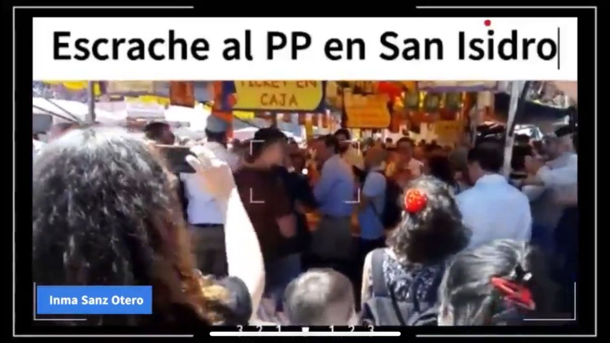 Fragmento del vídeo recopilatorio de Inma Sanz sobre las agresiones al PP.