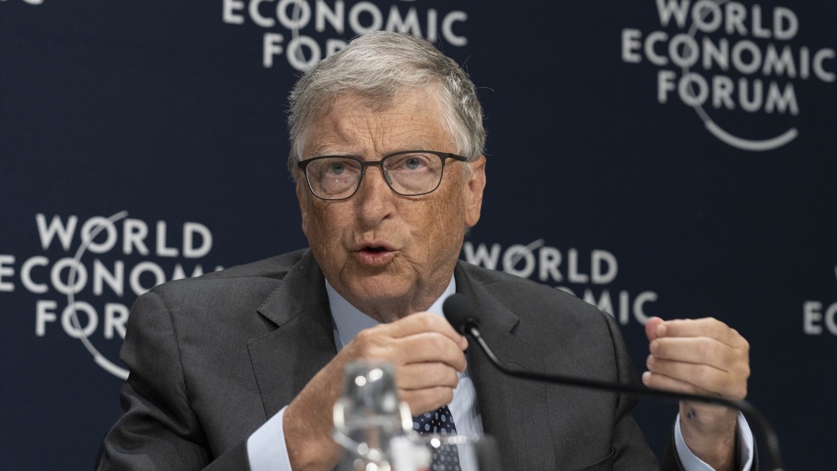Bill Gates en el World Economic Forum de 2022 en Davos
