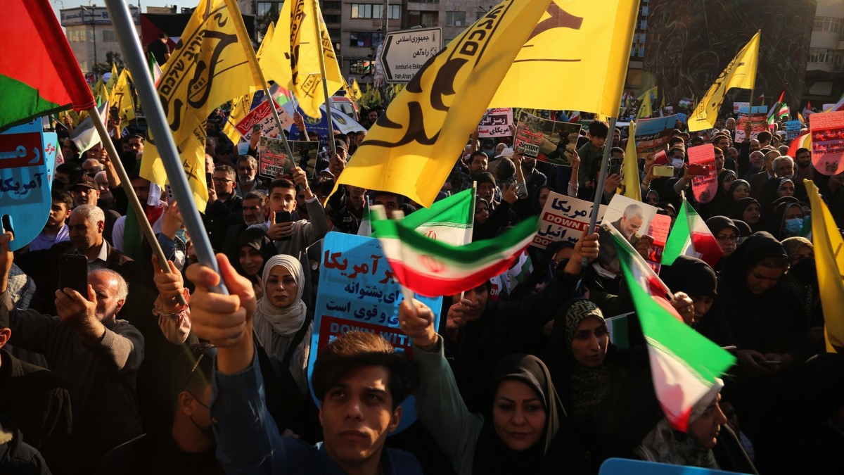 Protesta anti-Israel en Teherán, Iran