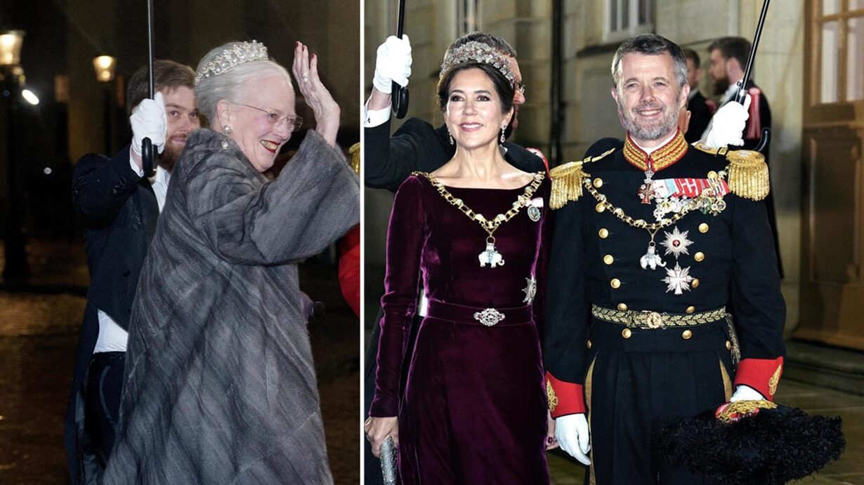 La reina Margarita y Federico y Mary de Dinamarca, juntos tras el anuncio de la abdicación