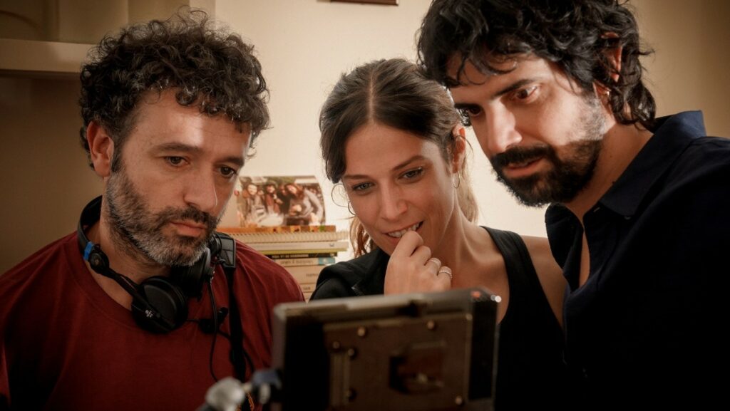 Imagen del rodaje de 'Los años nuevos', uno de los estrenos de series españolas de 2024