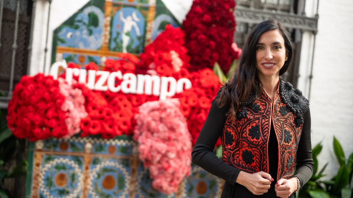María Ruiz, directora de Cruzcampo, posa para Vozpópuli