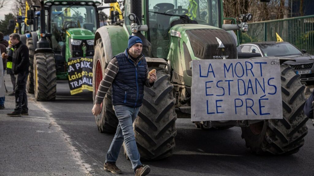 Las autoridades de Francia protegerán los accesos a París contra las protestas agrícolas