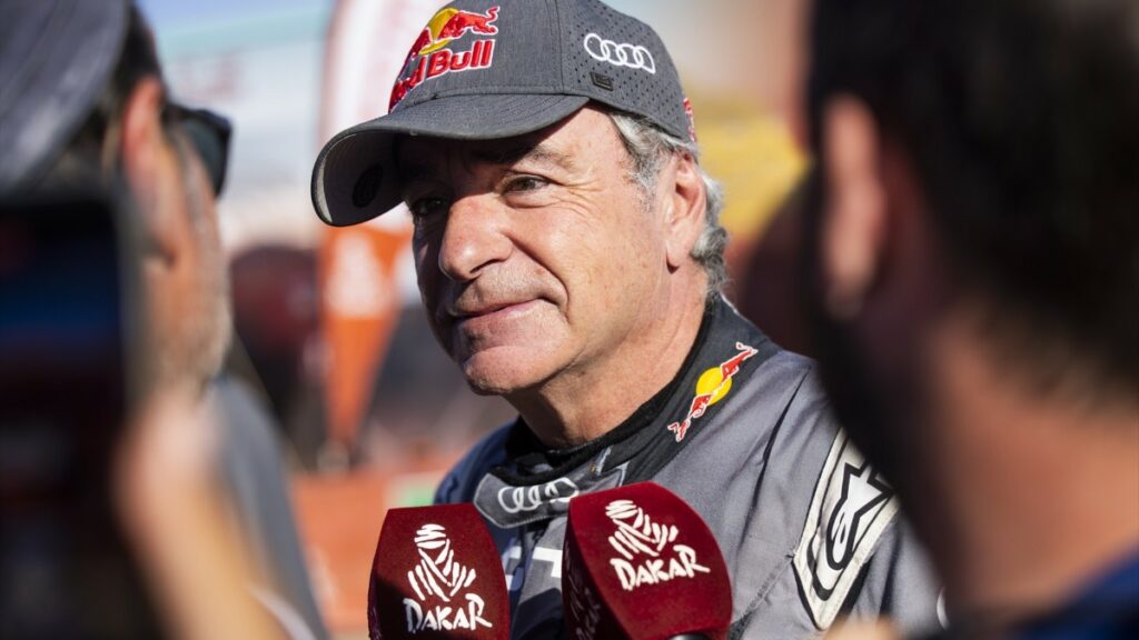 Carlos Sainz en el Rally Dakar 2024