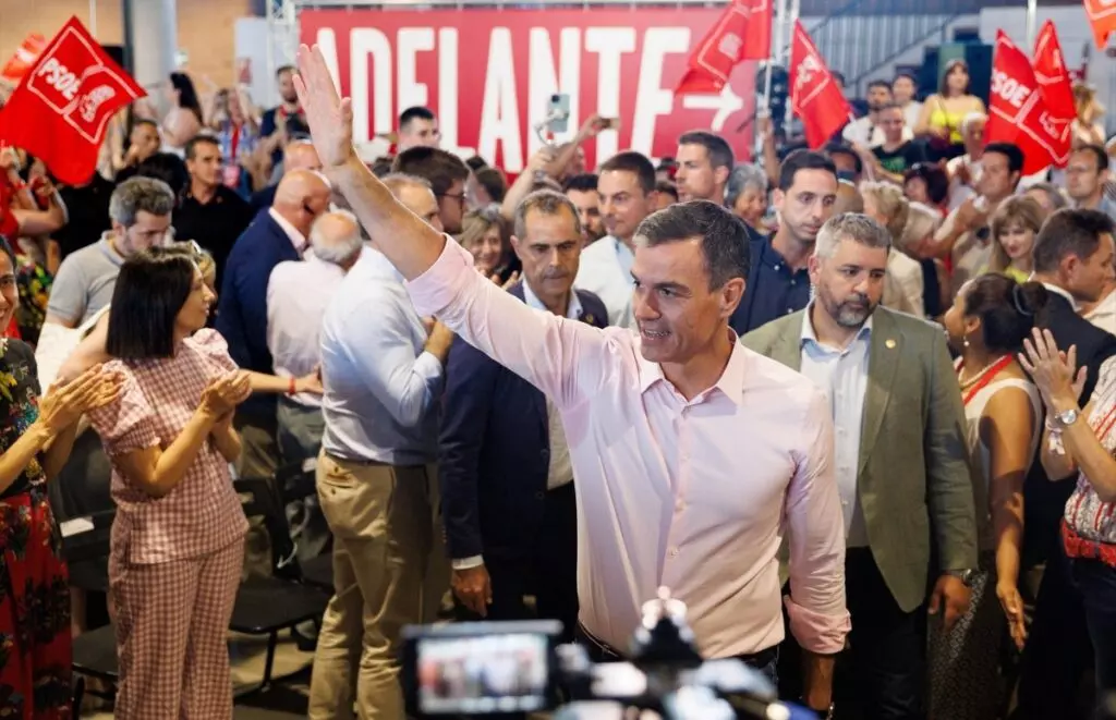 El secretario general del PSOE y presidente del Gobierno, Pedro Sánchez