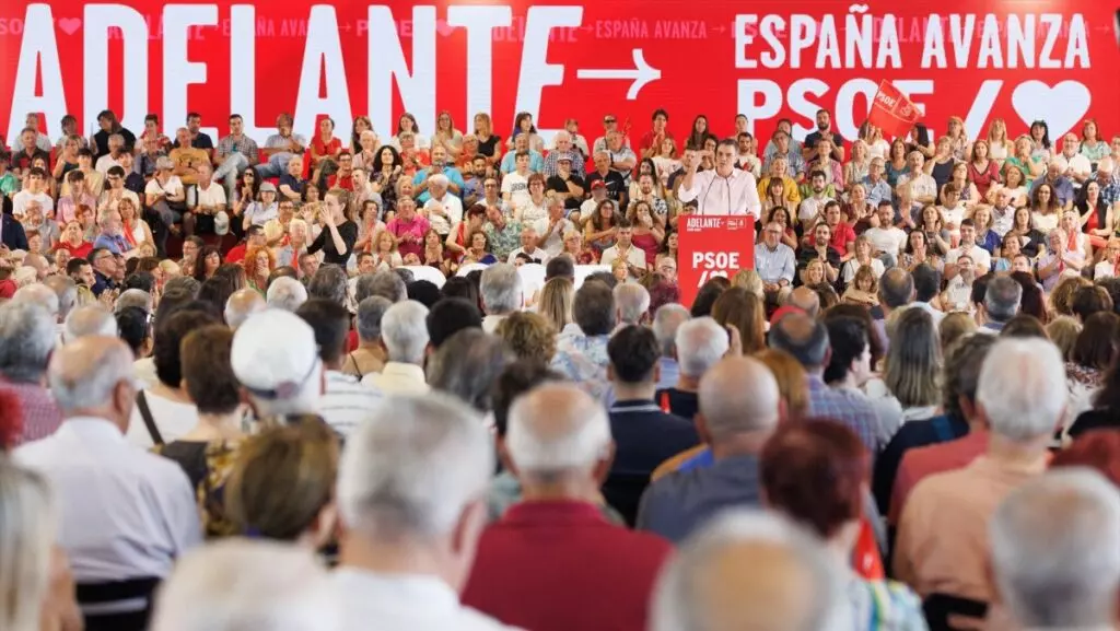 El secretario general del PSOE y presidente del Gobierno, Pedro Sánchez.