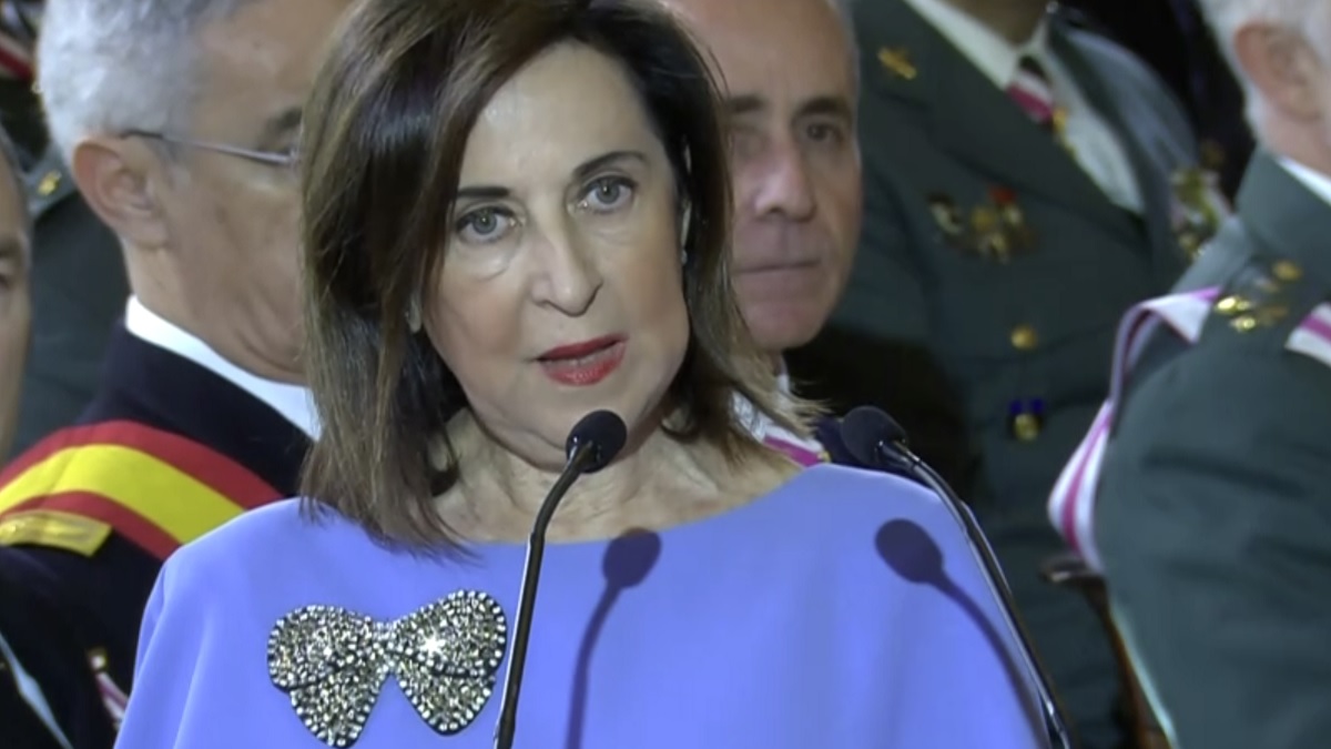 La ministra de Defensa, Margarita Robles, en su discurso durante la Pascua Militar
