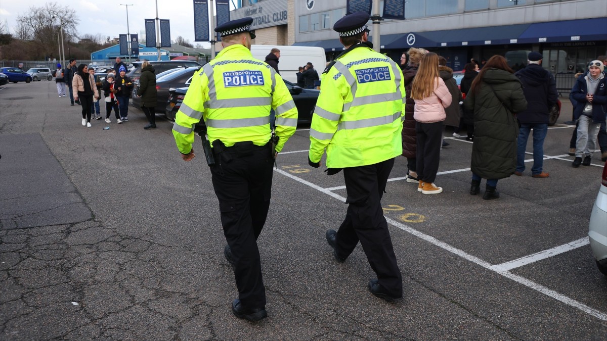 Dos policías en Londres