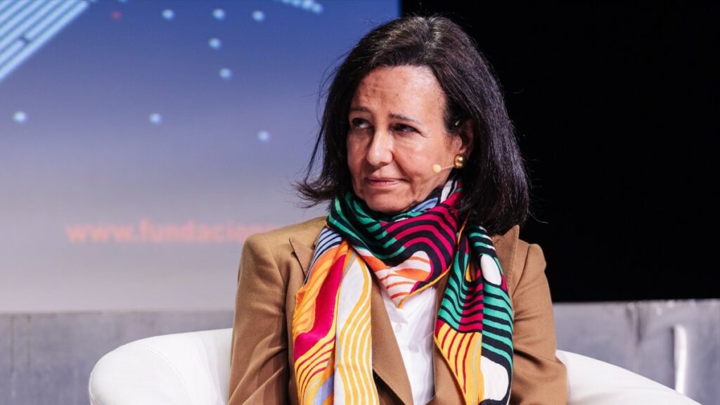 La presidenta del Banco Santander, Ana Botín