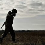 Un soldado ucraniano durante un entrenamiento ucrania