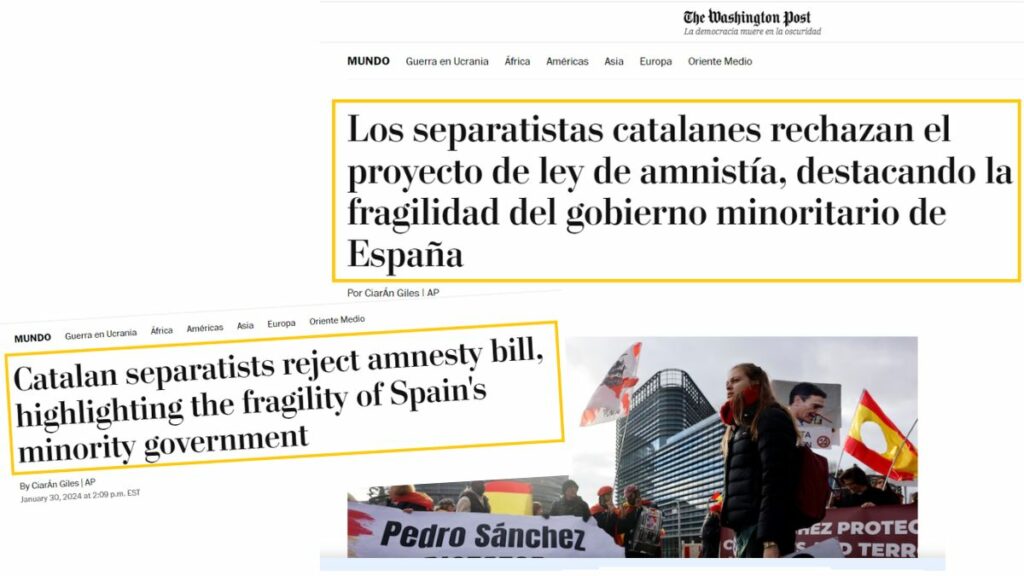 La amnistía en la prensa extranjera: The Washington Post