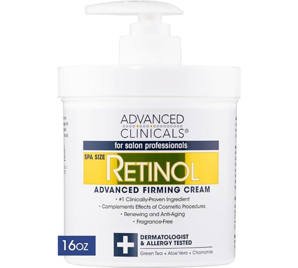 Creme com retinol Retinol Cream, da Advanced Clinicals 