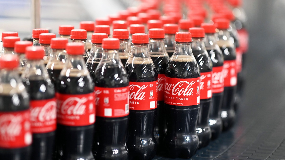 Varias botellas de Coca-Cola