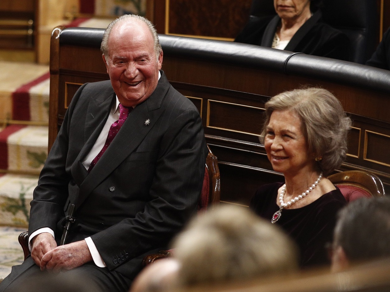 El rey Juan Carlos I y la reina Sofía